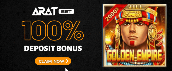 Aratbet-100-Deposit-Bonus-golden-empire