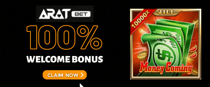 Aratbet 100% Deposit Bonus -money-coming
