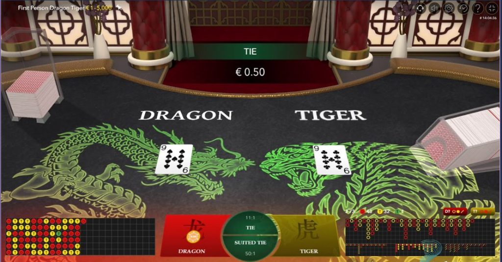 dragon tiger live game by okbet