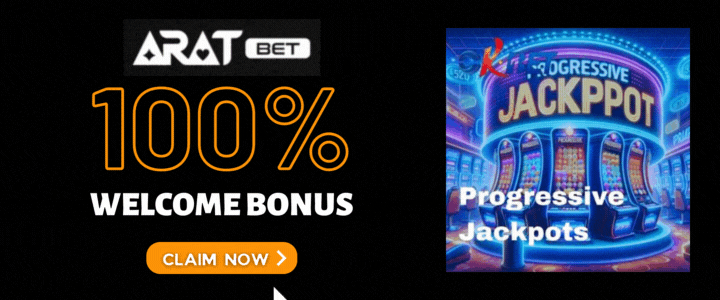 Aratbet 100% Deposit Bonus - OKBet Progressive Jackpots