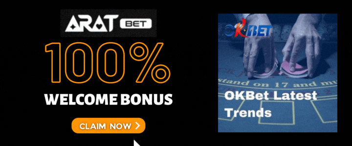 Aratbet 100% Deposit Bonus - OKBet Latest Trends