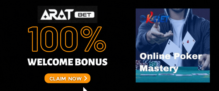 Aratbet 100% Deposit Bonus - OKBet Online Poker Mastery