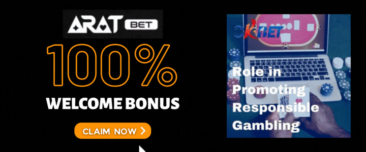 Aratbet 100% Deposit Bonus - OKBet Role in Promoting Responsible Gambling