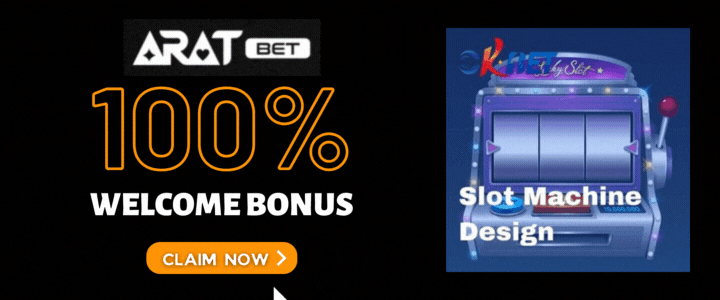 Aratbet 100% Deposit Bonus - OKBet Slot Machine Design