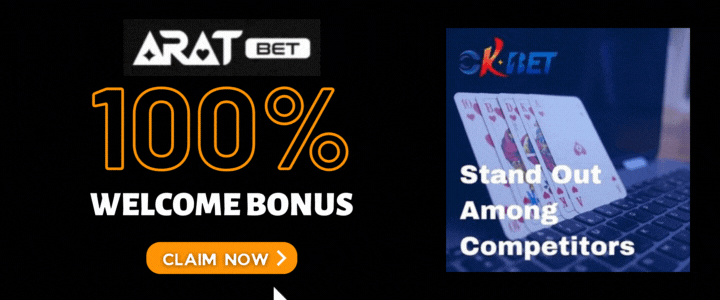 Aratbet 100% Deposit Bonus - OKBet Stand Out Among Competitors