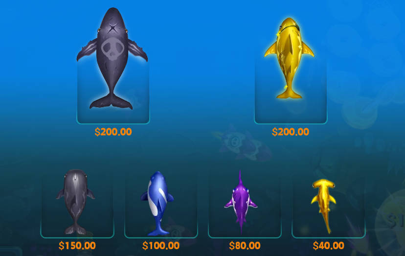 Fish Hunter Fishing - Paytable 1 - ok4bet