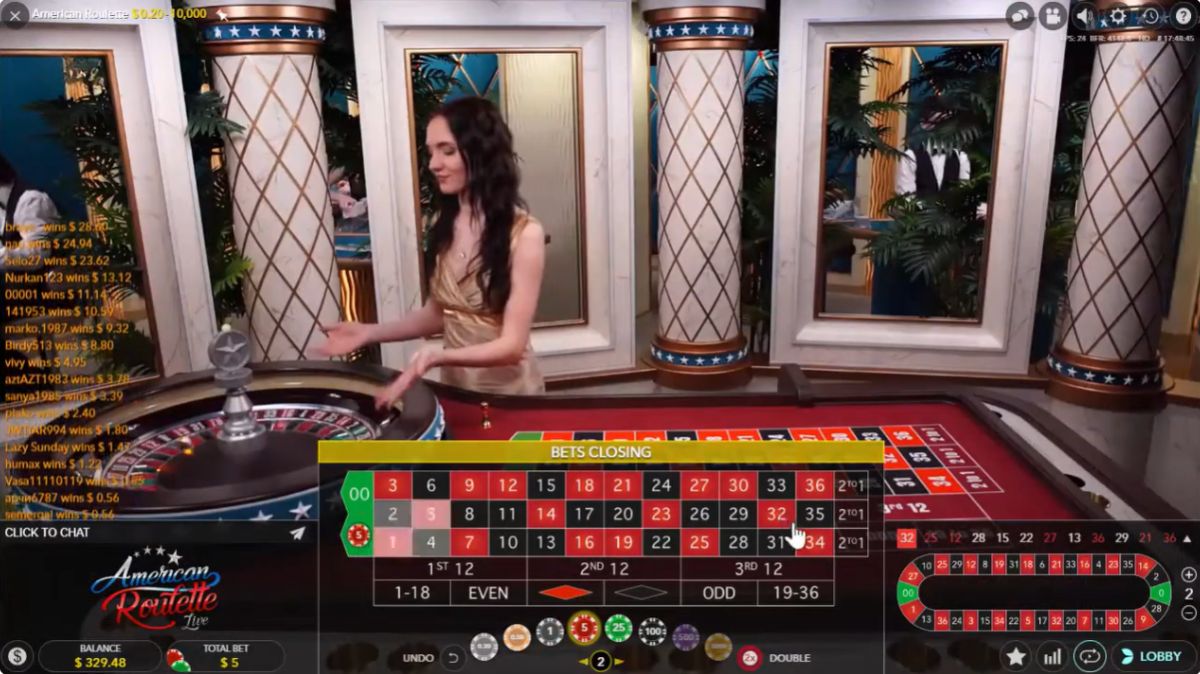 American Roulette - Gameplay 1 - ok4bet