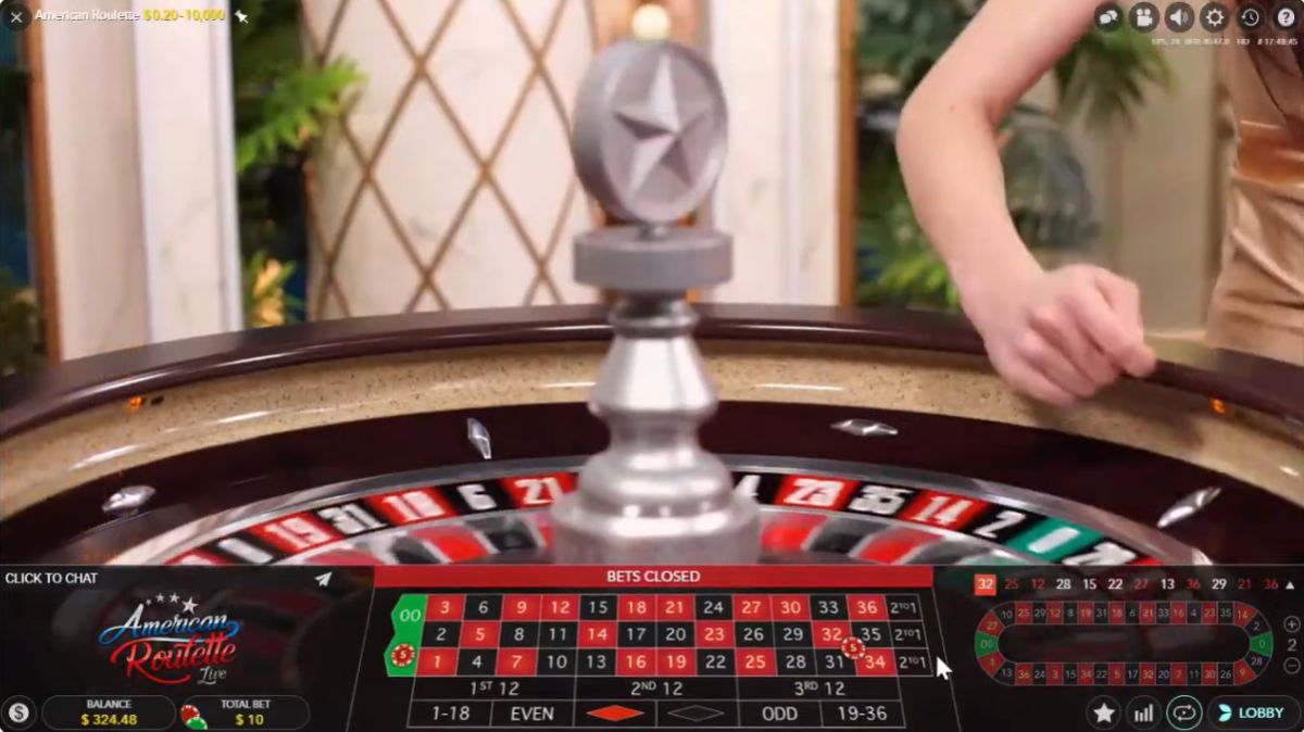 American Roulette - Gameplay 2 - ok4bet